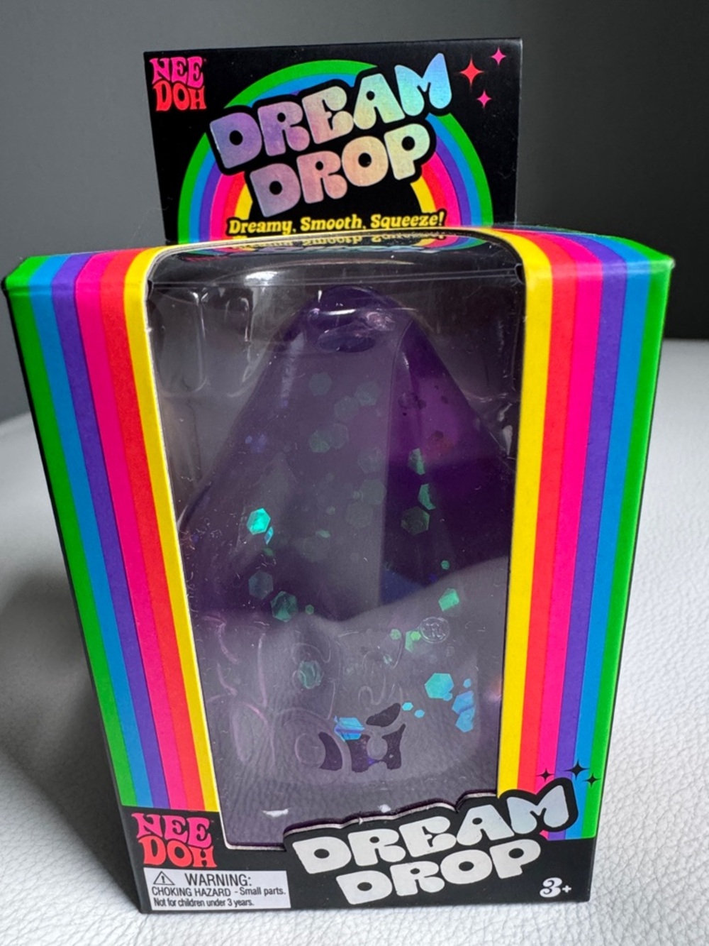 NeeDoh Dream Drop RARE Purple Squishy TikTok Viral Fidget Toy New SHIPS TODAY!